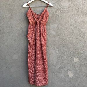 Everly Dusty Orange Paisley Print Cami Dress S